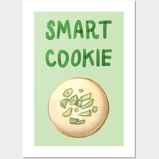 Smart Pistachio Cookie Wall Art by monbaum